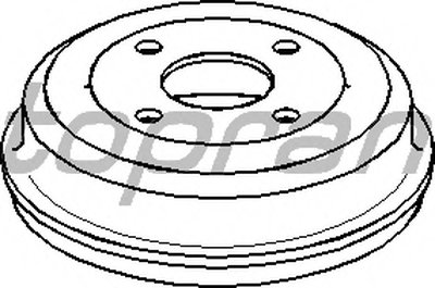 Тормозной барабан TOPRAN купить