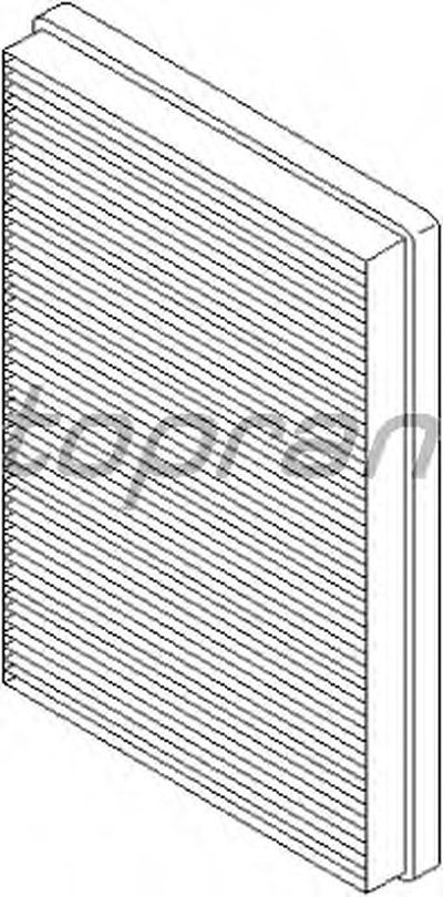 Фильтр, воздух во внутренном пространстве TOPRAN купить