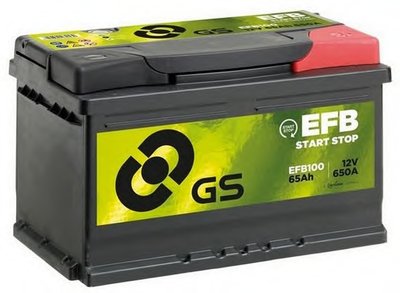 Стартерная аккумуляторная батарея GS EFB Stop Start GS купить