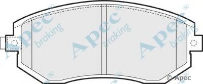 Комплект тормозных колодок, дисковый тормоз APEC braking купить