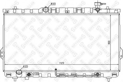 Радиатор, охлаждение двигателя STELLOX купить