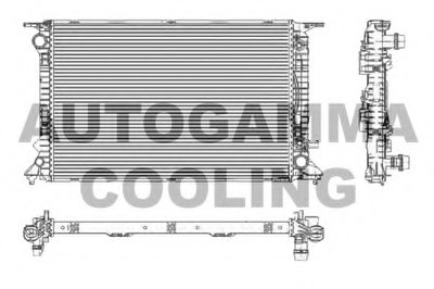 Радиатор, охлаждение двигателя AUTOGAMMA купить