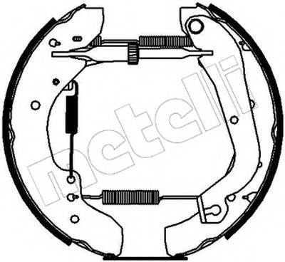 Комплект тормозных колодок Kit premounted METELLI купить