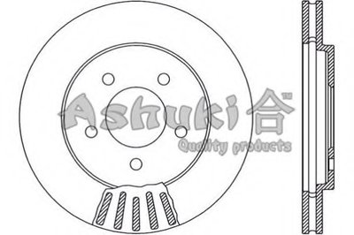 Тормозной диск ASHUKI купить