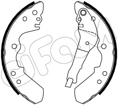 Комплект тормозных колодок CIFAM купить