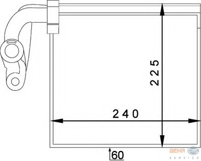 Испаритель, кондиционер BEHR HELLA SERVICE HELLA купить