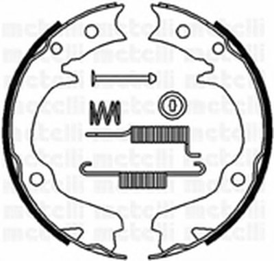 Комплект тормозных колодок, стояночная тормозная система METELLI купить