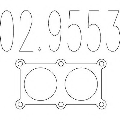 Прокладка, труба выхлопного газа MTS купить
