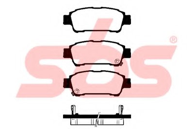 Комплект тормозных колодок, дисковый тормоз sbs купить