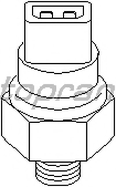 Датчик, температура охлаждающей жидкости TOPRAN купить