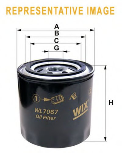 Масляный фильтр; Масляный фильтр, ступенчатая коробка передач WIX FILTERS купить