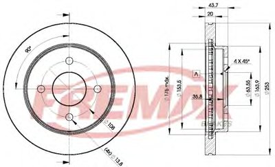 Тормозной диск Premium Carbon + FREMAX купить