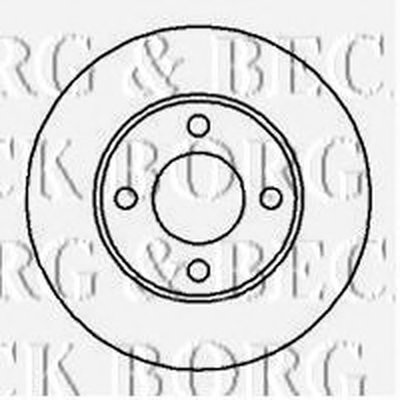 Тормозной диск BORG & BECK купить