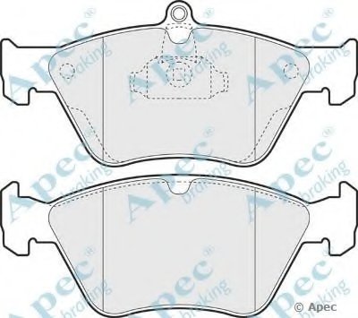 Комплект тормозных колодок, дисковый тормоз APEC braking купить