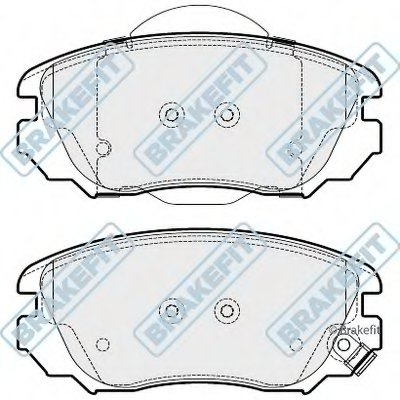 Комплект тормозных колодок, дисковый тормоз Brake Fit APEC braking купить