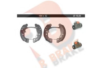 Комплект тормозных колодок R BRAKE купить