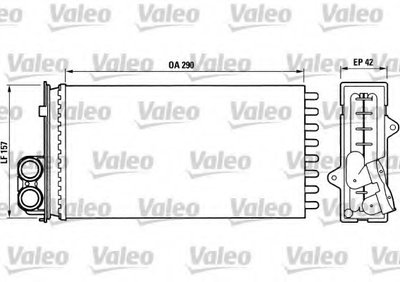 Теплообменник, отопление салона VALEO купить