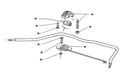Ремкомплект, соединительная тяга стабилизатора OCAP купить