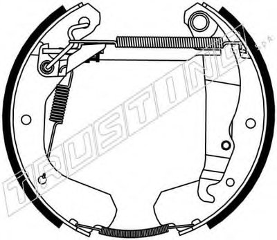 Комплект тормозных колодок FAST KIT TRUSTING купить