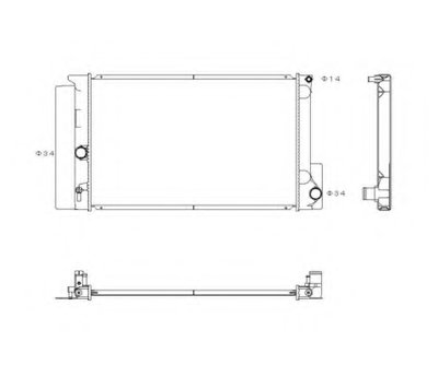 Радиатор, охлаждение двигателя NRF купить