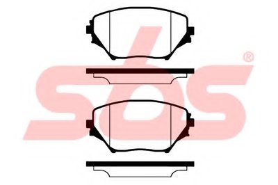 Комплект тормозных колодок, дисковый тормоз sbs купить