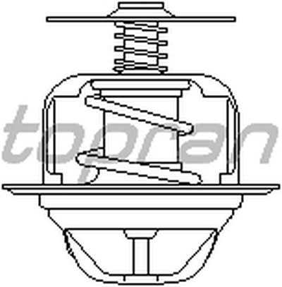 Термостат, охлаждающая жидкость TOPRAN купить