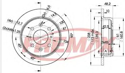 Тормозной диск Premium Carbon + FREMAX купить