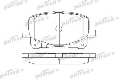 Комплект тормозных колодок, дисковый тормоз PATRON купить