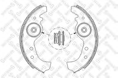 Комплект тормозных колодок STELLOX купить
