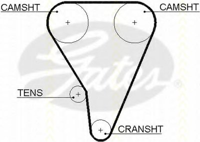 Ремень ГРМ TRISCAN купить
