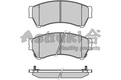 Комплект тормозных колодок, дисковый тормоз ASHUKI купить