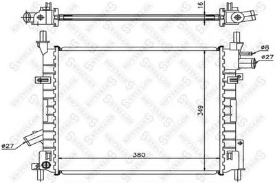Радиатор, охлаждение двигателя STELLOX купить
