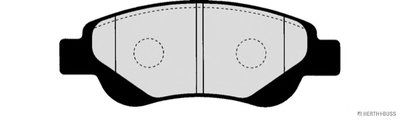 Комплект тормозных колодок, дисковый тормоз HERTH+BUSS JAKOPARTS купить