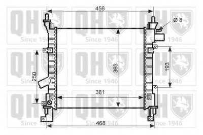 Радиатор, охлаждение двигателя QUINTON HAZELL купить
