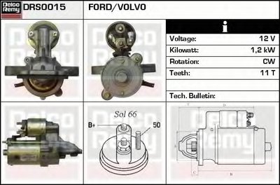 Стартер Remanufactured REMY (Light Duty) DELCO REMY купить