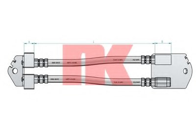 Тормозной шланг NK купить