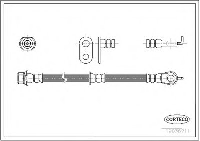 Тормозной шланг CORTECO купить