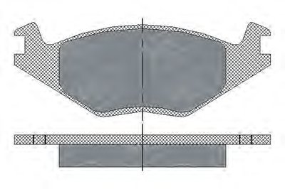 Комплект тормозных колодок, дисковый тормоз SCT Germany купить
