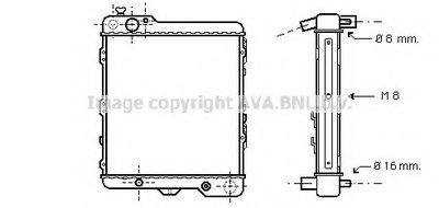 Радиатор, охлаждение двигателя AVA QUALITY COOLING купить