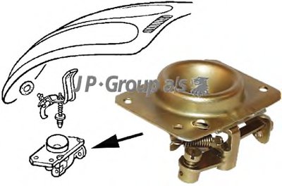 Замок капота JP GROUP купить