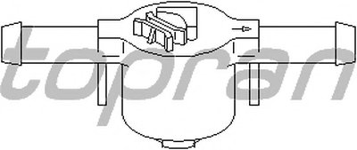 Клапан, топливный фильтр TOPRAN купить