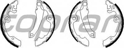 Комплект тормозных колодок TOPRAN купить