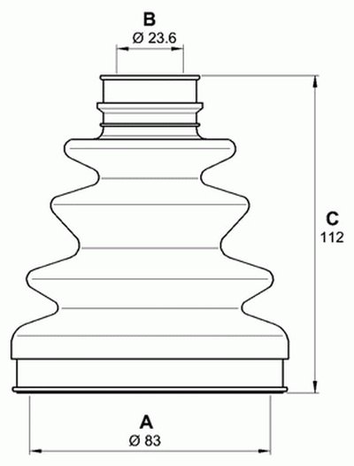 Комплект пылника, приводной вал SPIN OPEN PARTS купить