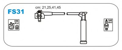 Комплект проводов зажигания JANMOR купить