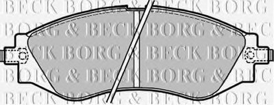 Комплект тормозных колодок, дисковый тормоз BORG & BECK купить