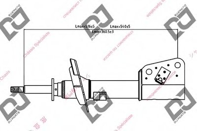 Амортизатор DJ PARTS купить