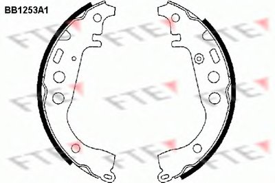 Комплект тормозных колодок FTE купить