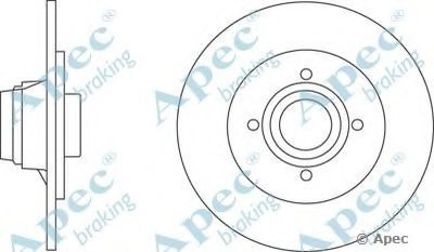 Тормозной диск APEC braking купить