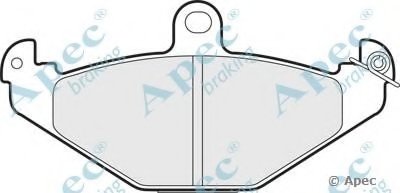 Комплект тормозных колодок, дисковый тормоз APEC braking купить