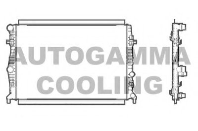 Радиатор, охлаждение двигателя AUTOGAMMA купить